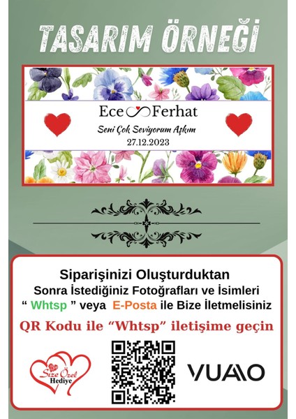 Kişiye Özel Isimli & Tarihli Desenli Kupa Bardak - Isme Özel Baskılı Kupa Bardağı