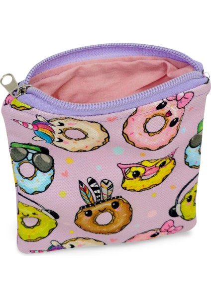 Pembe Donut Bozuk Para Cüzdanı