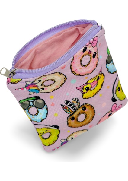Pembe Donut Bozuk Para Cüzdanı