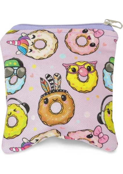 Pembe Donut Bozuk Para Cüzdanı