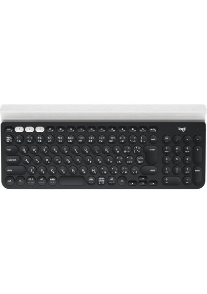 K780 Multi-Platform Ingilizce Q Kablosuz Klavye Siyah