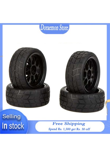 Adet Yüksek Performans 1/10 Ralli Araba Jant Tekerlekleri ve Lastikleri 20101 Traxxas Hsp Tamiya Hpı Kyosho Rc Araba (Yurt Dışından)