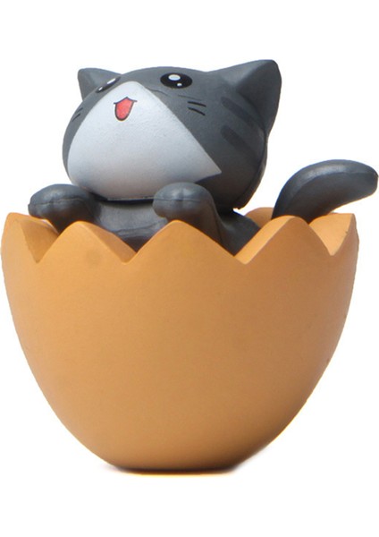 Childrenworld Kedi Figürü Bahçe Doll Koleksiyon Yumurta Kabuğu Kedi Figürü Dekorasyon (Yurt Dışından) fırsatları