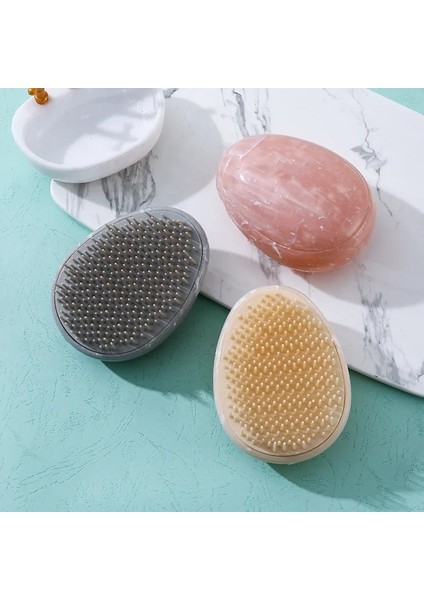 Çocuk Masaj Tarak Yumurta Mermer Desen Saç Fırçaları Ev Dolaşmayan Bebek Tarak Sınır Ötesi Bebek Saç Fırçası (Yurt Dışından)