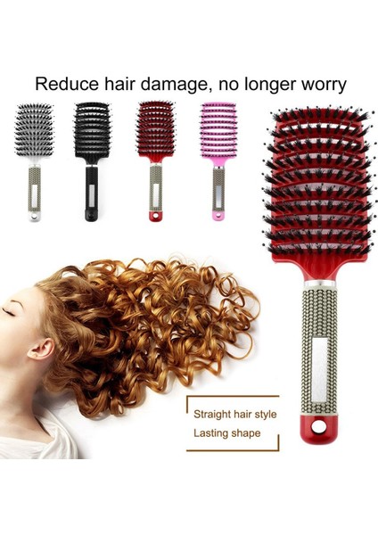 Yeni Saç Fırçası Sihirli Saç Tarak Dolaşık Açıcı Saç Fırçası Detangle Bit Masaj Tarak Kadın Arapsaçı Kuaförlük Salon Şekillendirici Araçları (Yurt Dışından) modelleri