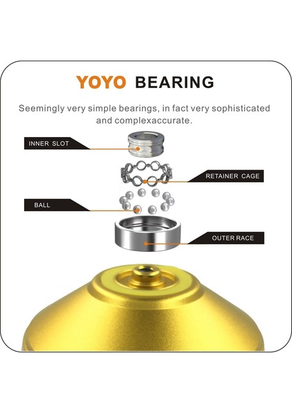 Bebooyoyo Metal Yoyo Seti -Yo Yo + Eldiven G6 Yoyo - Klasik Oyuncaklar Mevcut (Yurt Dışından) modelleri