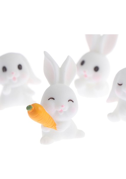 Adet Paskalya Tavşanı Havuç Minyatür Bahçe Dekor Mini Tavşan Paskalya Kek Dekor (Yurt Dışından) indirimleri