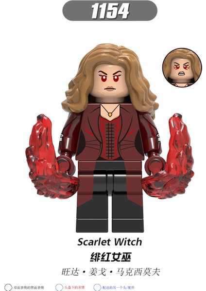 Tek Satış Marvel Süper Kahraman Figürleri Yapı Taşları Örümcek Adam Wanda Hulk Scarlet Cadı Hawkeye Çocuk Yetişkinler Tuğlaları Birleştirin Koleksiyon Hediye Oyuncaklar X0244 (Yurt Dışından) indirimleri