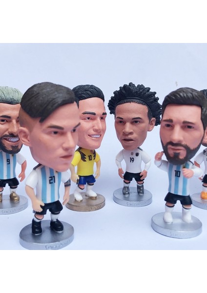 6.5 cm Futbol Oyuncu Bebek Aksiyon Figürü Mini Karikatür El Sanatları Futbol Yıldızı Hayranları Hediyelik Eşya Ev Dekorasyon Çocuk Oyuncakları Yeni Yıl Hediyesi (Yurt Dışından) fiyatları