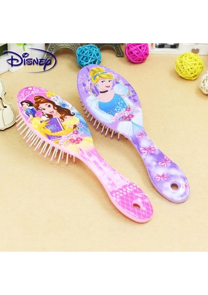 Prenses Minnie Dondurulmuş Tarak Karikatür Sevimli Güzellik Moda Oyuncaklar Kıvırcık Saç Fırçası Tarak Anti-Statik Fırça Tarak Disney (Yurt Dışından) modelleri