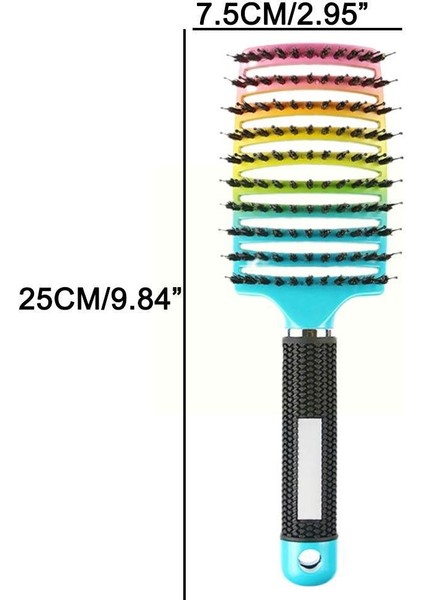 Saç Fırçası Saç Derisi Masaj Tarak Saç Fırçası Kıl Naylon Kadın Islak Kıvırcık Detangle Saç Fırçası Salon Kuaförlük Şekillendirici To C1H7 (Yurt Dışından) modelleri