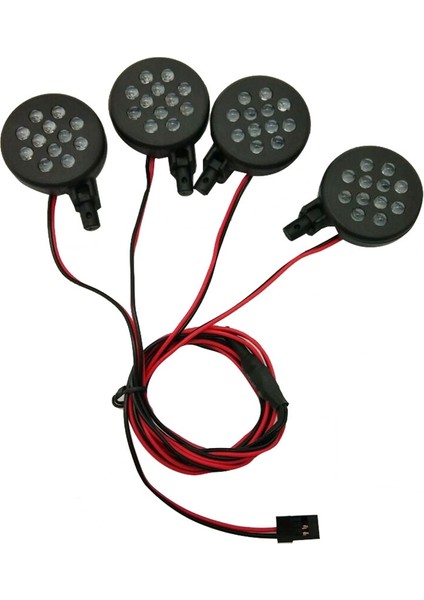 Haoen 4 LED Işıkları Alıcı Kiti Plastik Kabuk Lotus Farlar 1/5 Hpı Baja Rovan King Motor 5b Rc Araba Parçaları Aksesuarları (Yurt Dışından) fırsatları