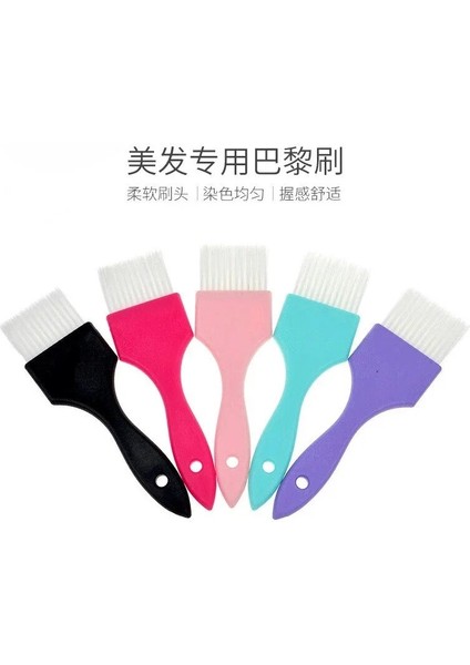 Saç Fırçası Yumuşak Saç Boyama Tarağı Boyama Fırçası Paris Boyama Boyama Fırçası Berber Dükkanı Saç Şekillendirici Tarak Saç Boyası Şampuan Fırçası (Yurt Dışından)