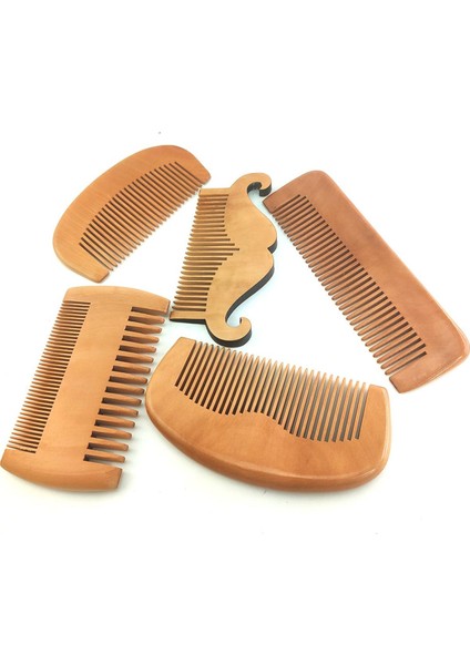 Taşınabilir Ahşap Tarak Doğal Yeşil Armut Ahşap Saç Saç Tarak Anti-Statik Kişisel Bakım Araçları Saç/erkek Sakal (Yurt Dışından)