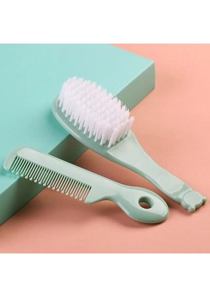 Bebek Saç Fırçası Tarak Seti Çocuk Saç Fırçası Yumuşak Naylon Kıl Beşik Kapaklar Saç Fırçası Yürümeye Başlayan Bebek Masaj Dropship (Yurt Dışından)