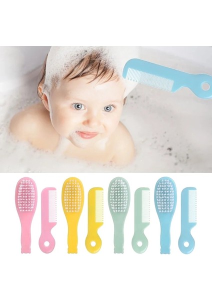 Bebek Saç Fırçası Tarak Seti Çocuk Saç Fırçası Yumuşak Naylon Kıl Beşik Kapaklar Saç Fırçası Yürümeye Başlayan Bebek Masaj Dropship (Yurt Dışından) fiyatları