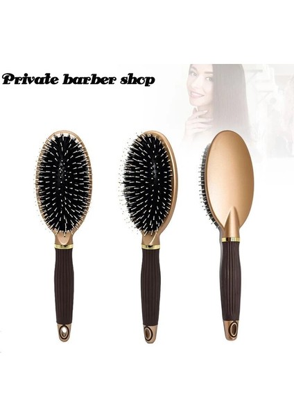 Kıl Saç Fırçası Oval Anti Statik Kalın Saç Tarak Kuaförlük Masaj Tarak Kalın Kıvırcık Ince Islak Kuaförlük Şekillendirici Araçları (Yurt Dışından)