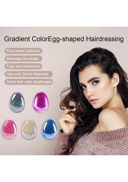 Adet Mini Arapsaçı Saç Fırçası Yumurta Yuvarlak Şekil Yumuşak Saç Fırçası Dolaşık Açıcı Saç Fırçası Saç Şekillendirici Kuaförlük Tarak Seyahat Için (Yurt Dışından) modelleri