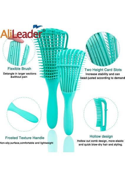 Dolaşık Açıcı Saç Fırçası Ahtapot Fırça Pembe Mor Masaj Kıvırcık Saç Fırçası Islak Saç Tarak Dolaşık Açıcı Fırça Sapı Dalgalı Kalın Saç (Yurt Dışından) fiyatları