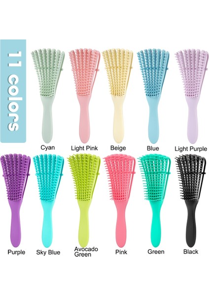 Dolaşık Açıcı Saç Fırçası Ahtapot Fırça Pembe Mor Masaj Kıvırcık Saç Fırçası Islak Saç Tarak Dolaşık Açıcı Fırça Sapı Dalgalı Kalın Saç (Yurt Dışından) fırsatları