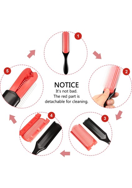 Erkekler Saç Tarak 9 Satır Dolaşık Açıcı Saç Fırçası Sıçan Kuyruk Tarak Şekillendirici Saç Fırçası Düz Kıvırcık Islak Saç Derisi Masaj Fırçası Kadın (Yurt Dışından) fiyatları