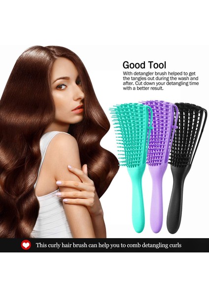 Dolaşık Açıcı Fırça Kadın Dolaşık Açıcı Saç Fırçası Ahtapot Kıvırcık Saç Fırçası Şampuan Fırçası Sihirli Saç Fırçası Saç Derisi Masaj Saç Tarak (Yurt Dışından) indirimleri