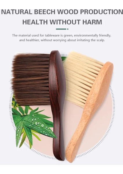 Barbertop Saç Fırçası Boyun Yüz Duster Kuaförlük Temizleme Fırçası Yumuşak Fırça Kaldırma Salon Stilist Berber Araçları (Yurt Dışından) fırsatları