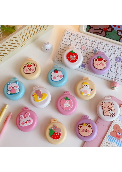 Sevimli Masaj Katlanır Ayna Tarak Taşınabilir Cep Küçük Seyahat Saç Fırçası (Yurt Dışından) modelleri