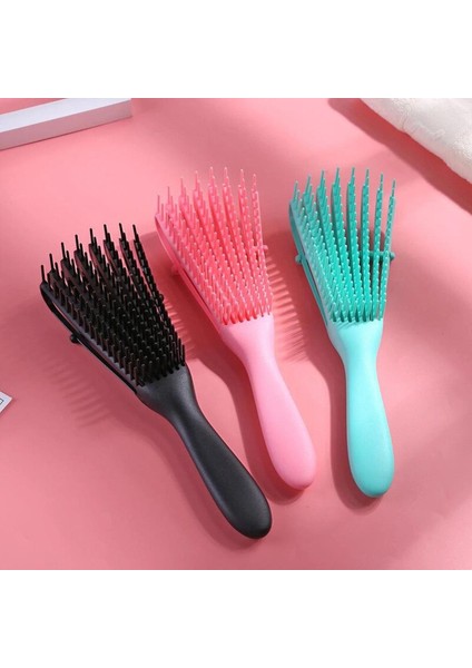 Yeni 2022 Saç Fırçası Saç Derisi Masaj Tarak Kadın Detangle Saç Fırçası Tarak Sağlık Tarak Salon Kuaförlük Şekillendirici Kıvırcık Tarak (Yurt Dışından)