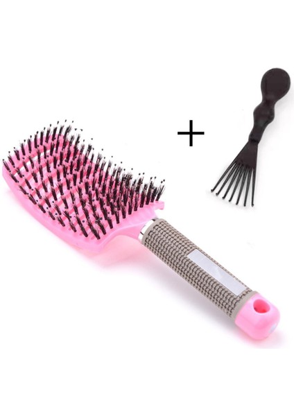 Kadın Saç Fırçası Saç Derisi Masaj Tarak Saç Fırçası Kıl Naylon Islak Kıvırcık Detangle Saç Fırçası Salon Kuaförlük Şekillendirici Araçları (Yurt Dışından)