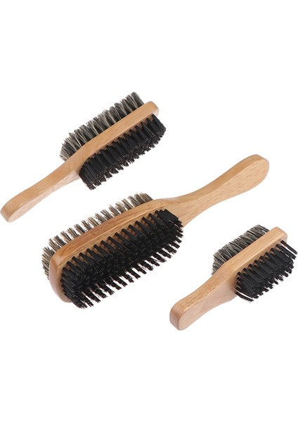 Yüksek Kaliteli Yumuşak Domuzu Kıl Ahşap Sakal Fırçası Kuaför Tıraş Aracı Erkekler Bıyık Tarak Seti Hediye Çantası ile Sakal Saç Tarak Seti (Yurt Dışından) fiyatları