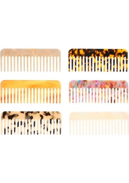 Renkli Asetat Saç Tarak Kuaförlük Tarak Saç Fırçası Kadın Kızlar Için Saç Şekillendirici Berber Aksesuarları Saç Tarak Şekillendirici Aracı (Yurt Dışından)