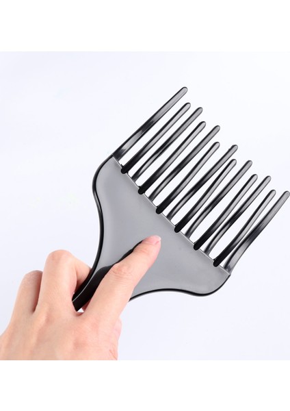 Adet Afro Saç Ekleme Büyük Tarak Seçin Diş Tarak Saç Çatal Plastik Kıvırcık Saç Fırçası Yüksek Düşük Dişli Tarak Saç Şekillendirici Araçları (Yurt Dışından) modelleri