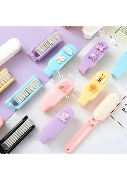 Mini Güzel Saç Fırçaları Yürümeye Başlayan Kız Karikatür Hayvan Bebek Kız Tarak Küçük Taşınabilir Saç Bakım Araçları Saç Aksesuarları (Yurt Dışından)