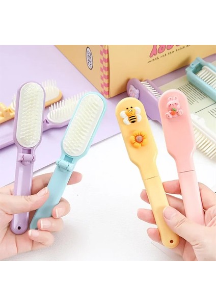 Mini Güzel Saç Fırçaları Yürümeye Başlayan Kız Karikatür Hayvan Bebek Kız Tarak Küçük Taşınabilir Saç Bakım Araçları Saç Aksesuarları (Yurt Dışından) fiyatları