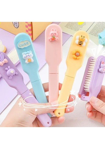 Mini Güzel Saç Fırçaları Yürümeye Başlayan Kız Karikatür Hayvan Bebek Kız Tarak Küçük Taşınabilir Saç Bakım Araçları Saç Aksesuarları (Yurt Dışından) fırsatları