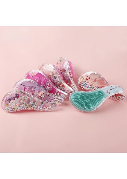 Çocuklar Saç Fırçası Yüksek Kaliteli Anti-Düğüm Masaj Saç Tarak Karikatür Çocuk Sevimli Kuaförlük Tarak Küçük Tt Saç Bakım Tarak (Yurt Dışından) indirimleri