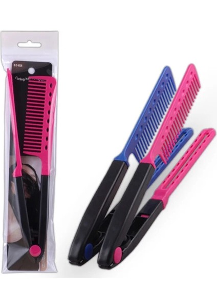 Adet Yıkanabilir Katlanır Saç Düzleştirici Tarak Kuaförlük Fırça Tarak Saç Şekillendirici Klip Aracı Berber Aksesuarları Saç Tarak (Yurt Dışından) fırsatları