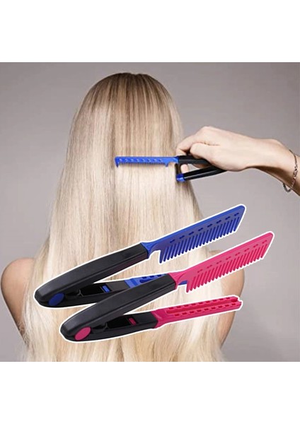 Tipi Yıkanabilir Katlanır Saç Düzleştirici Tarak Dıy Salon Kuaförlük Fırça Şekillendirici Aracı Aksesuarları Saç Tarak Yıkanabilir (Yurt Dışından)