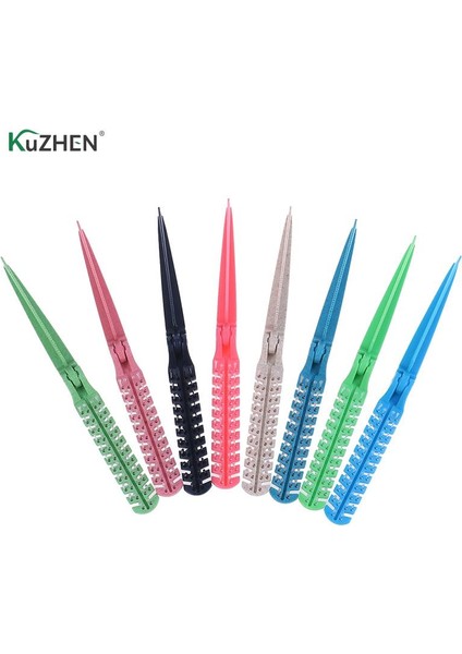 Katlanabilir Çift Başlı Dişli Saç Tarak Kadın Seyahat Taşınabilir Dıy Saç Güzellik Plastik Tarak Masaj Fırçası Kuaförlük Araçları (Yurt Dışından) fırsatları