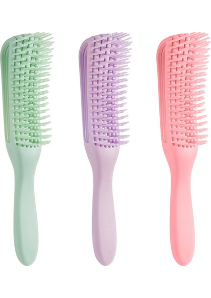 Salon Saç Fırçası Dolaşık Açıcı Fırça Saç Derisi Masaj Saç Tarak Dolaşık Açıcı Fırça Kıvırcık Saç Fırçası Dolaşık Açıcı Saç Fırçası Kadın Erkek (Yurt Dışından)