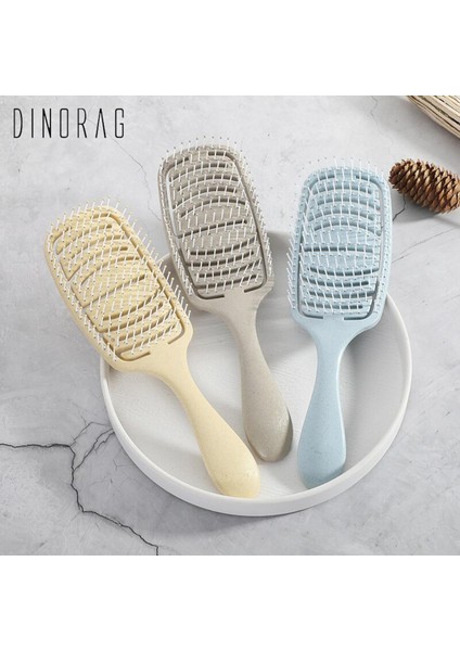 Pop Saç Fırçası Dolaşık Açıcı Saç Fırçası Naylon Saç Derisi Masaj Saç Tarak Kadınlar Islak Cur Saç Fırçası Profesyonel Kuaförlük Şekillendirici (Yurt Dışından)