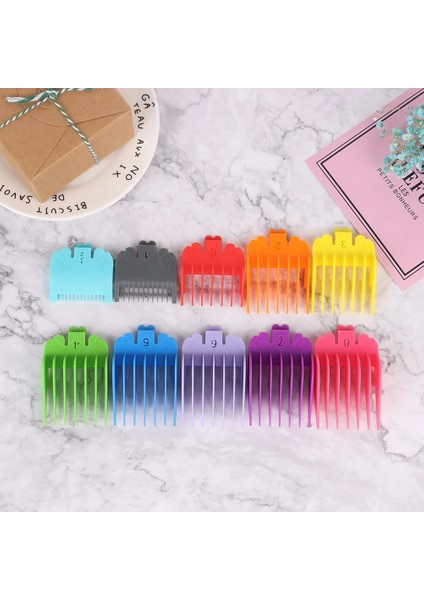 10 Adet Evrensel Saç Kesme Makinesi Sınırı Tarak Kılavuz Sınırı Tarak Giyotin Muhafızları Eki Profesyonel Kuaförlük Araçları (Yurt Dışından) fiyatları