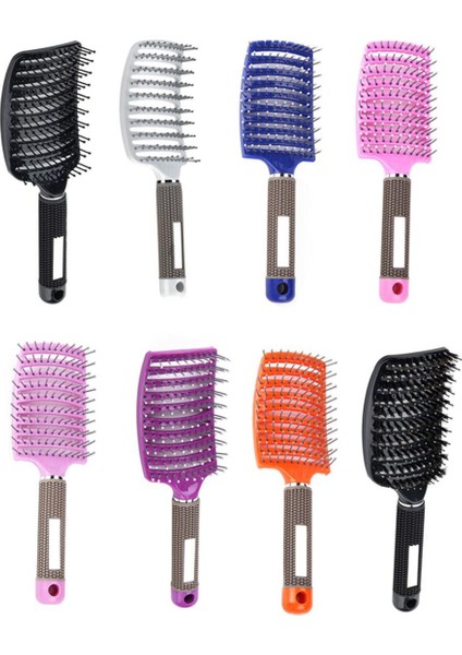Saç Derisine Masaj Tarak Saç Fırçası Kadın Islak Kuru Kıvırcık Çözücü Saç Fırçası Kıl Naylon Salon Saç Şekillendirici Araçları Dropship (Yurt Dışından)