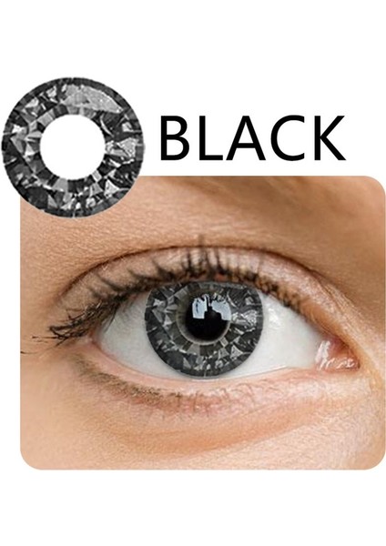 To Fashion Renkli Kontakt Lens, Elmas Tatlı Desenli Kozmetik Kontakt Lensler (Yurt Dışından) modelleri