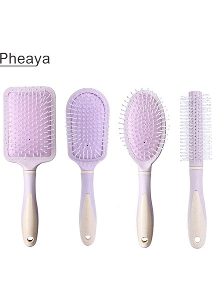 Pheaya Büyük Plaka Tarak Renkli Hava Yastığı Tarak Saç Bakımı Saç Derisi Dolaşık Açıcı Saç Fırçası Şekillendirici Aracı Kadın Erkek Salon Aksesuarları (Yurt Dışından) fiyatları