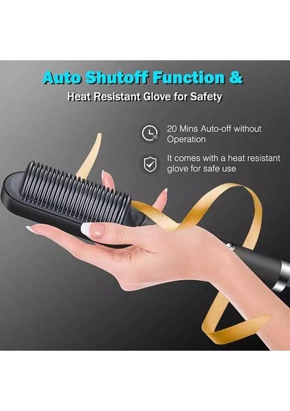Saç Düzleştirici Tarak 2'si 1 Arada Saç Sıcak Tarak Haşlanma Önleyici Saç Düzleştirici Tarak (Yurt Dışından) modelleri