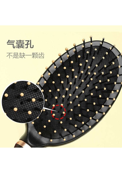 Anti-Statik Tarak Kız Öğrenciler Kore Versiyonu Kıvırcık Saç Tarağı Erkek ve Kadın Hava Yastığı Masaj Tarağı Iç Toka Sevimli Şekil Silindir Döner Tarak (Yurt Dışından) indirimleri