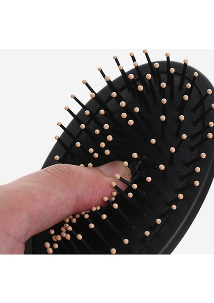 Beautybıgbang Anti-Statik Kıvırcık Saç Tarak Ev Erkekler ve Kadınlar Kuaförlük Tarak Masaj Tarak Kaburga Tarak Sevimli Iç Toka Şekli Rulo Tarak (Yurt Dışından) modelleri