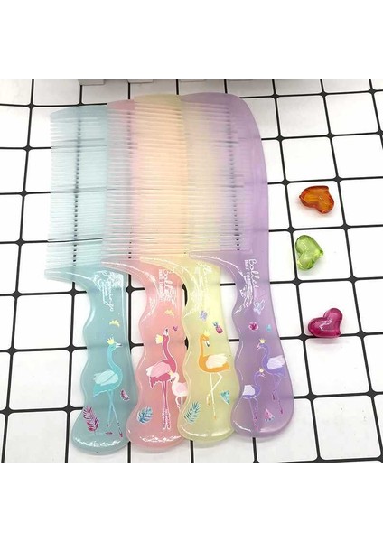 2tcu2 Aydınlık Tarak Bayan Uzun Saç Kırılması Kolay Değil Öğrenci Anti-Statik Tarak Büyük Ev Kalın Saç Tarağı (Yurt Dışından)